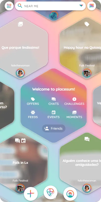 App feed screen