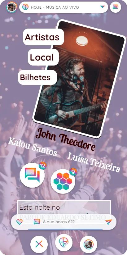 App interface